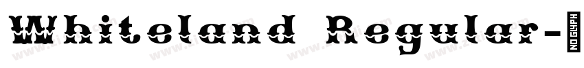 Whiteland Regular字体转换